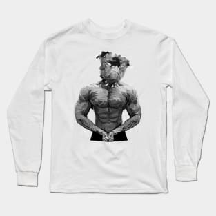 Pug Bodybuilding - Fitness Long Sleeve T-Shirt